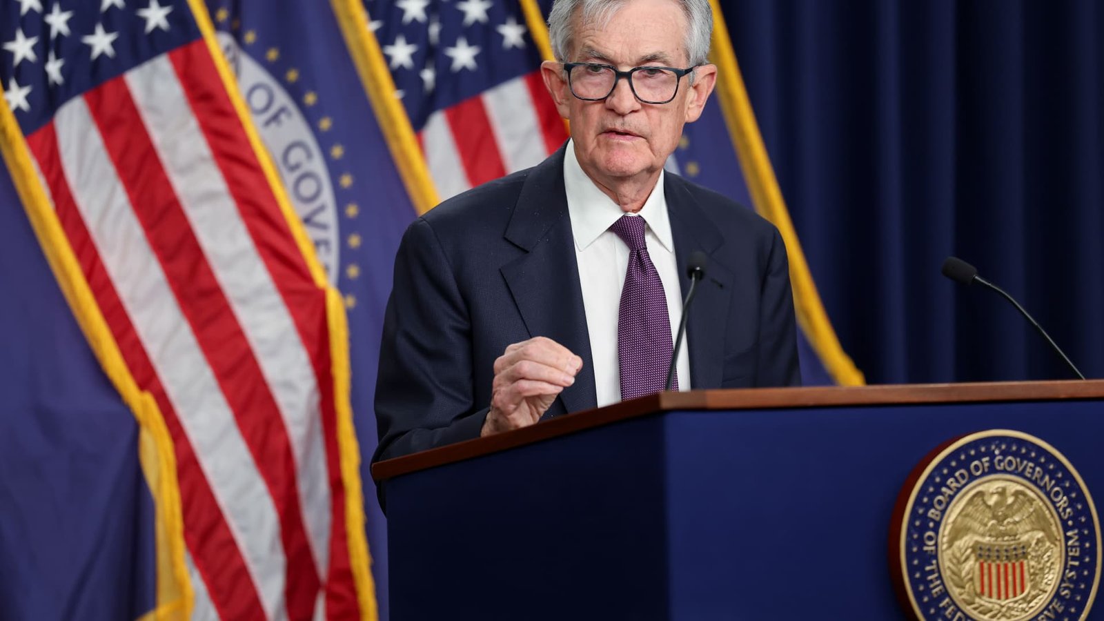 Watch Fed Chair Jerome Powell speak live to an economics class at Harvard