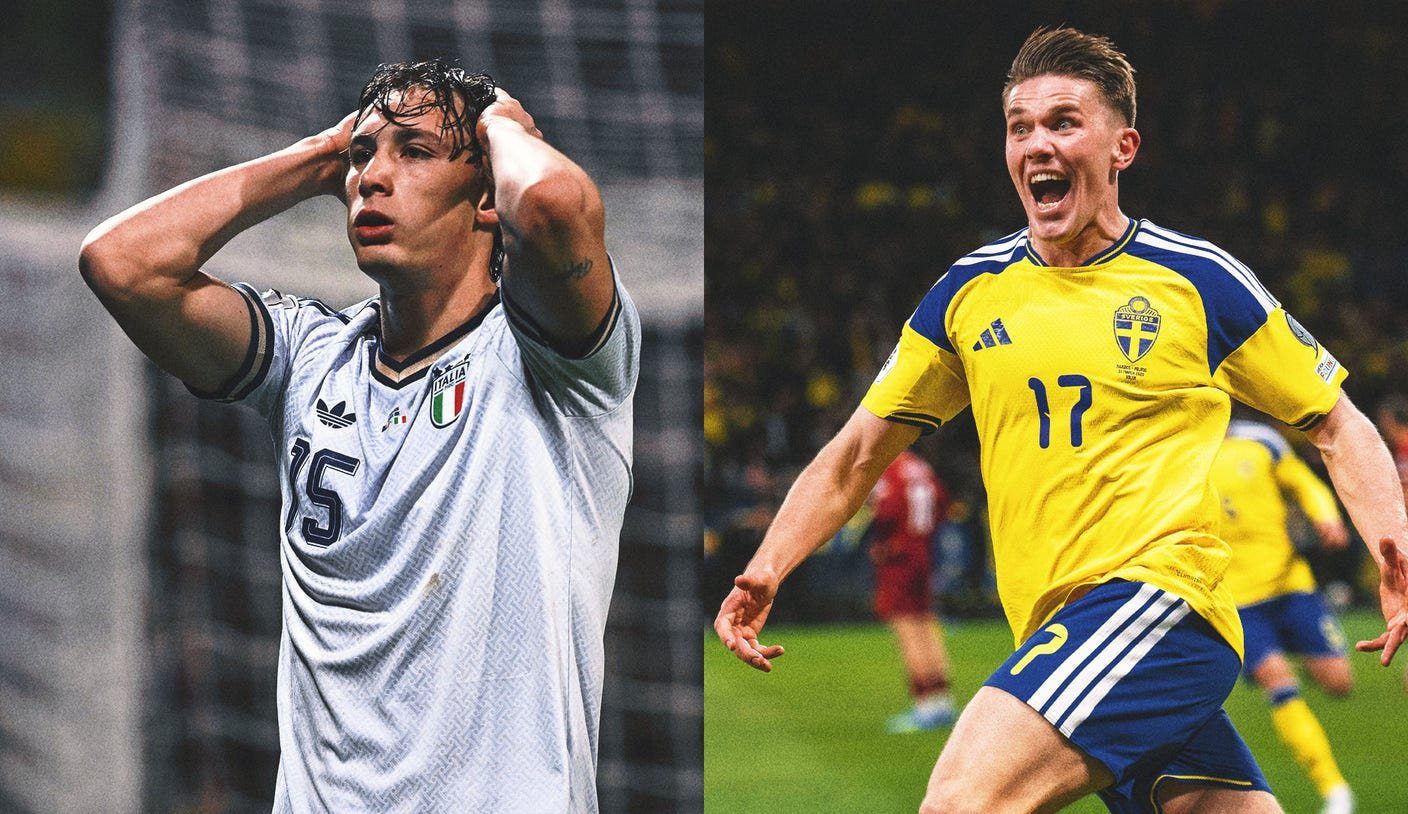 World Cup Qualifying: Italy Denied Again; Sweden, Czechia, Türkiye Advance