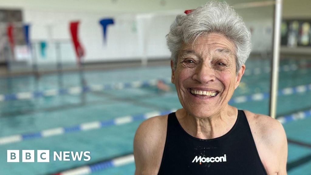 Woman, 95, breaks five more swimming world records