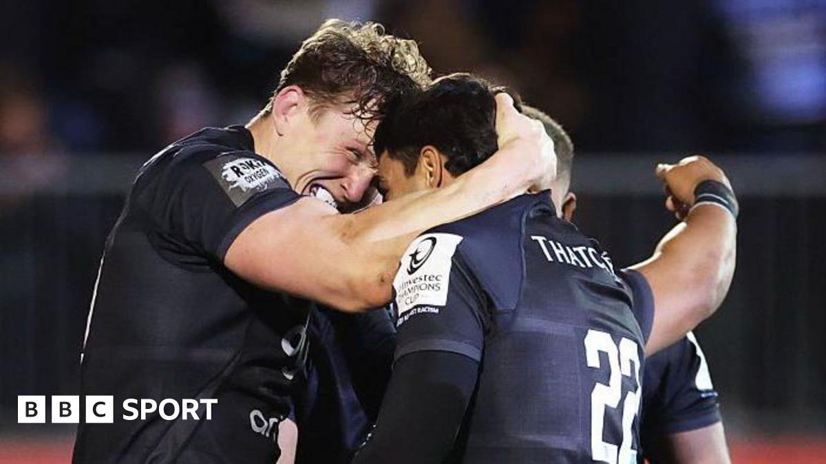 Champions Cup: Bath 43-41 Northampton Saints – Ted Hill try completes fightback