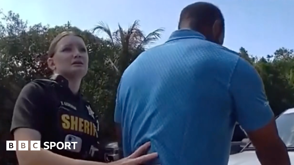 Tiger Woods: Police release body camera footage of golfer straight after Florida crash