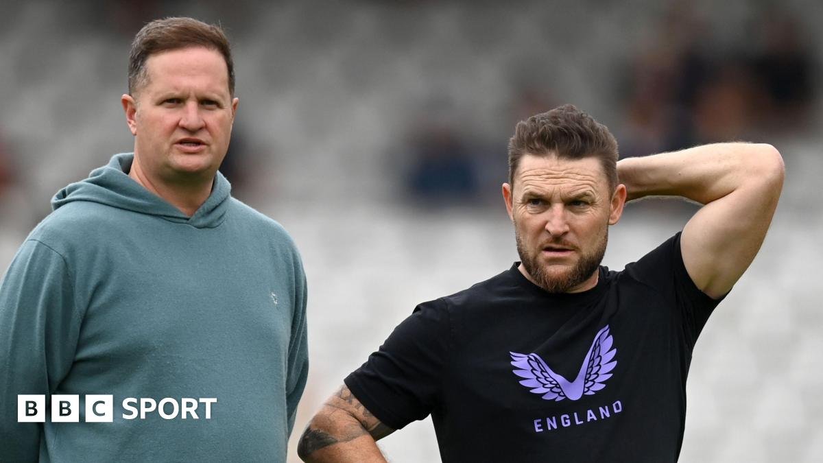England coach Brendon McCullum and director Rob Key meet with county coaches amid unrest in English game