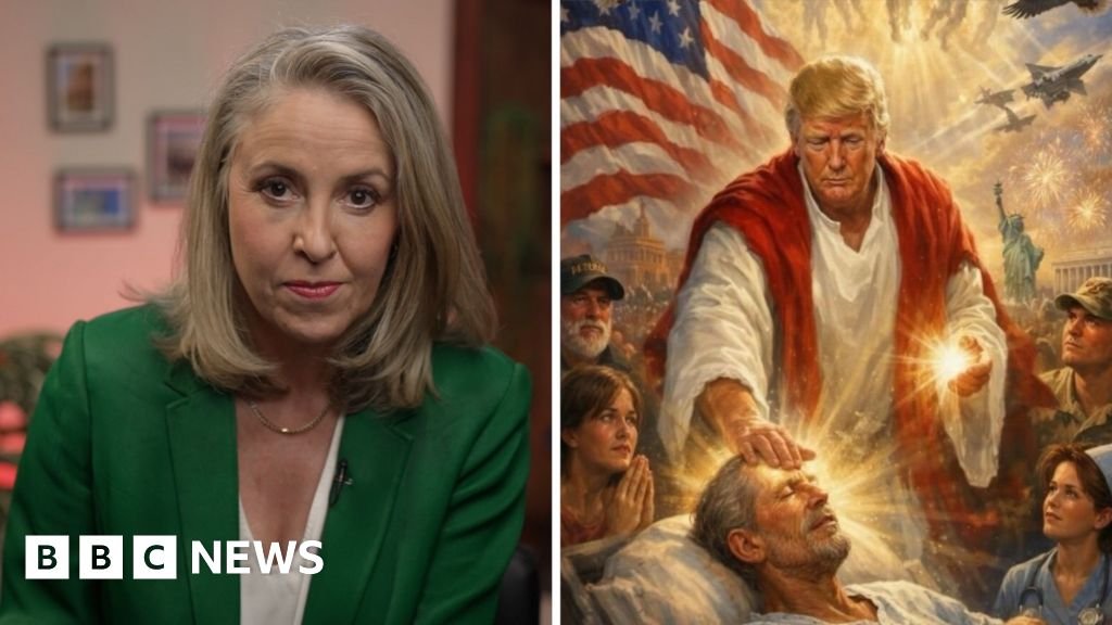 How Trump’s Jesus-like image and Pope feud are sparking backlash