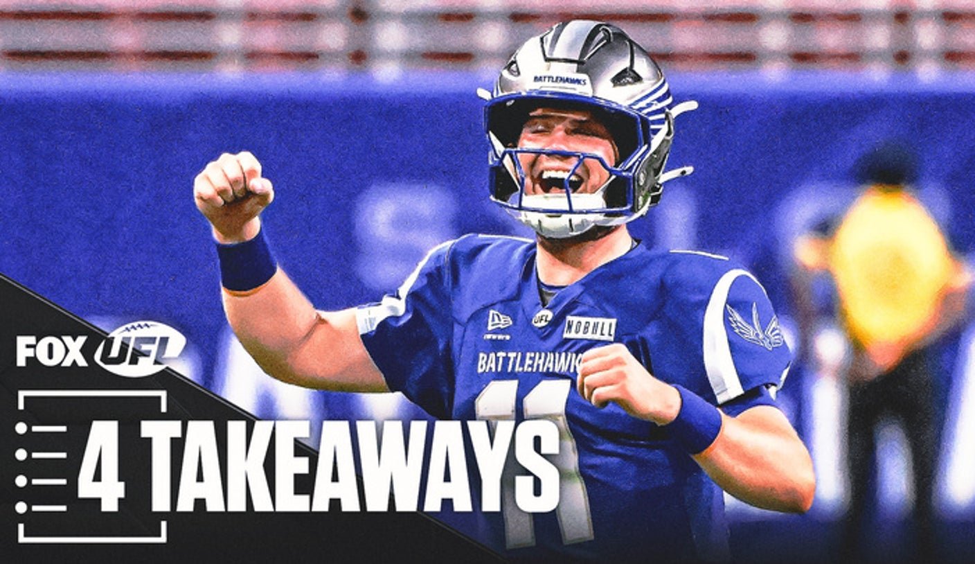 4 Takeaways: UFL Week 3