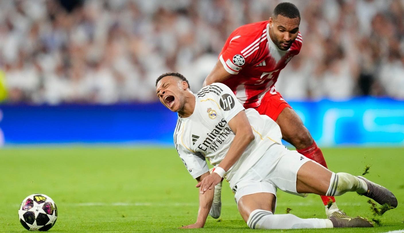 Mbappe Suffers Nasty Leg Gash After Tah Tackle; Arbeloa Says Red Card Was Due