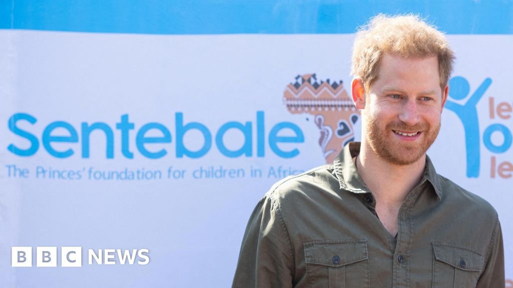 Prince Harry sued for defamation by charity Sentebale he co-founded