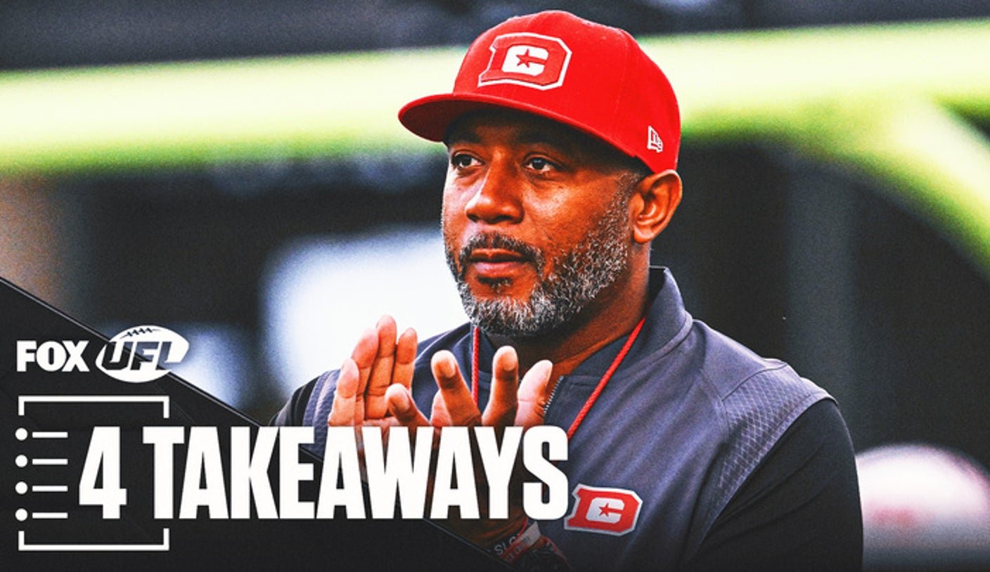 4 Takeaways: UFL Week 2