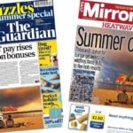 UK papers: 'Summer of chaos' and 'water bosses' pay rises'