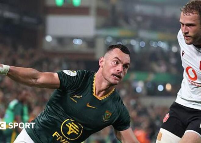 South Africa 43-0 Wales: Springboks ease to Nations Championship victory in Durban