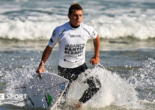 Arran Strong: Tributes paid as search called off for British surfer lost at sea