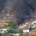 Watch: Moment of explosion as huge fire breaks out at Essex industrial site