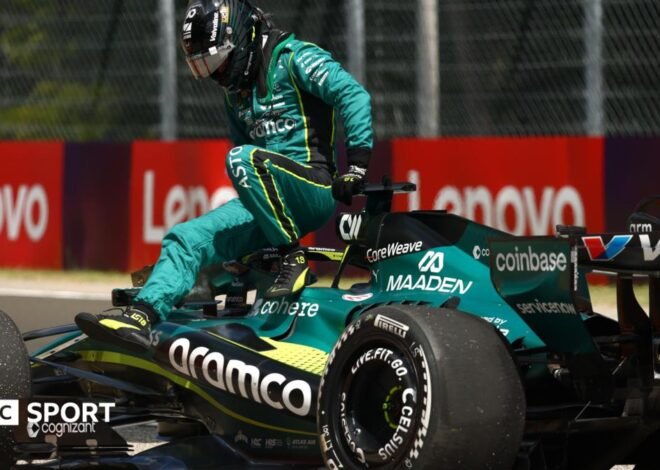 Hungarian Grand Prix: Charles Leclerc fastest as Lance Stroll’s Aston Martin has suspension failure in first practice