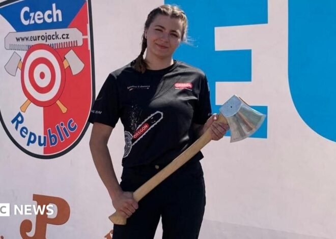 ‘It makes me different’: Meet the women breaking world records in lumberjack sports