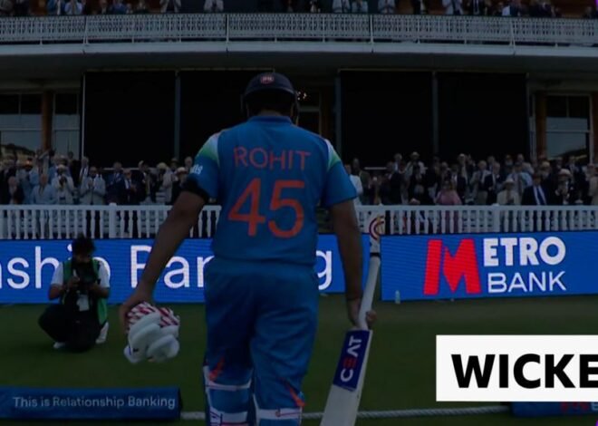 England v India Third ODI: Rohit Sharma departs for 138