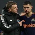 Newcastle: Eddie Howe unsure on Bruno Guimaraes future amid Arsenal interest