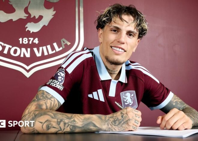 Alejandro Garnacho: Aston Villa announce loan deal for Chelsea winger