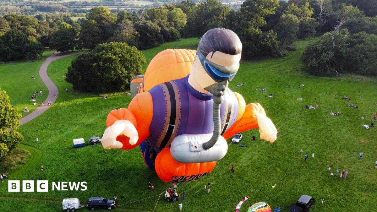 Some of the UK’s most unusual hot air balloons ahead of fiesta