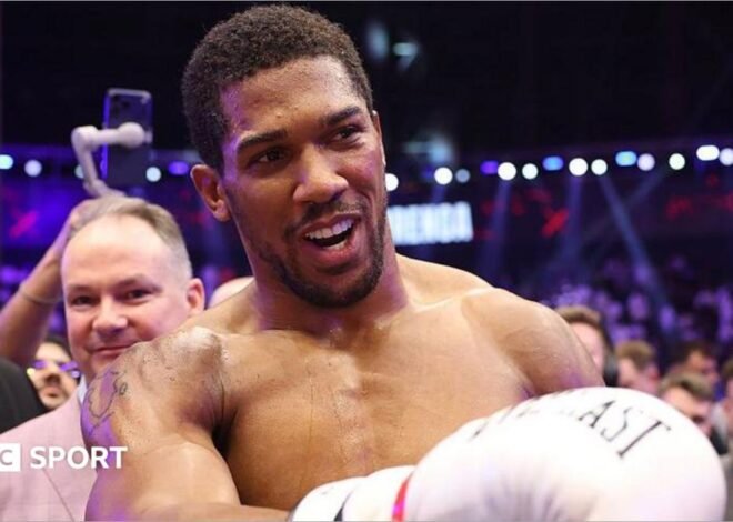 Anthony Joshua vs Kristian Prenga: Briton suffers two knockdowns in first round but wins in second