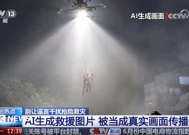 China’s new challenge as natural disasters strike – fake AI videos