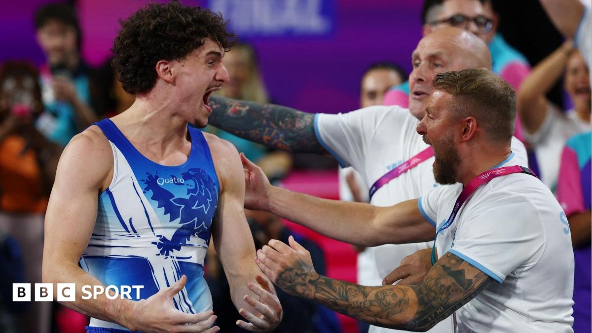 Commonwealth Games 2026: Gymnast Reuben Ward goes from Glasgow dreamer to Scotland gold medallist