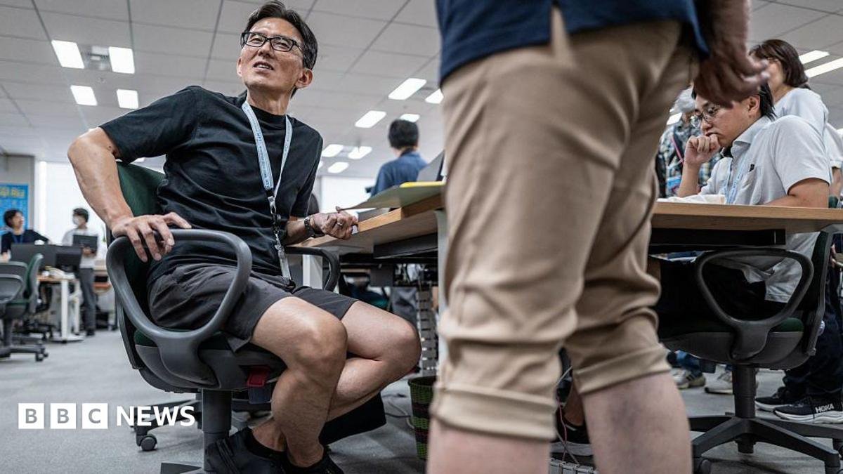 Tokyo urges men to wear shorts to work, but women say it’s ‘leg hair harassment’