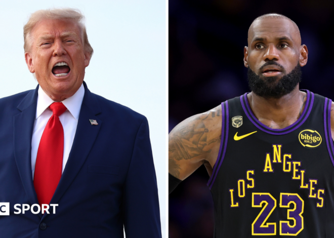 President Donald Trump says NBA star LeBron James ‘maybe a racist’