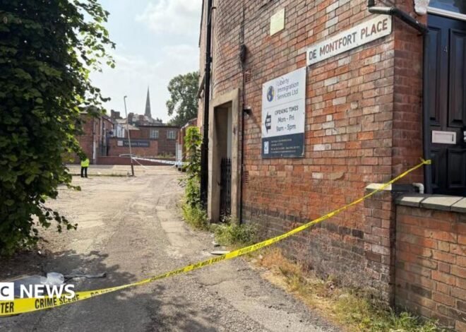 Four men charged with murder after Leicester stabbing
