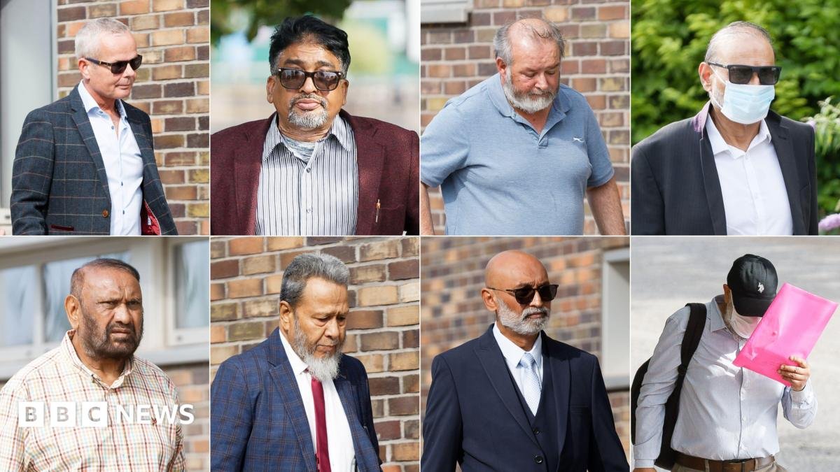 Nine men in court over historical child sexual exploitation