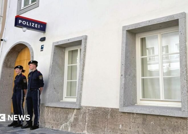 Austrian police station opens at Hitler’s birthplace in bid to rid site of Nazi link