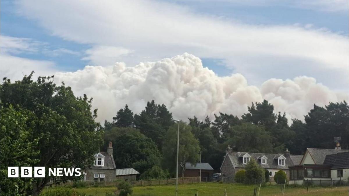 Nethy Bridge: Residents allowed to return after evacuation from Cairngorms wildfire