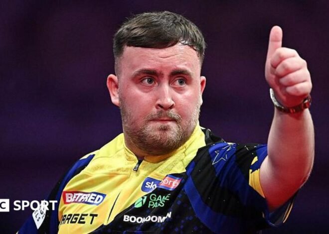 World Matchplay 2026: Luke Littler cruises into semi-finals with win over Josh Rock