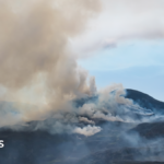 Rhinogydd wildfire spotted from space as helicopter brought in to tackle blaze