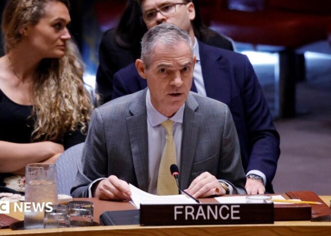US walks out of UN Security Council meeting during France’s remarks