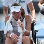 Ekaterina Alexandrova: Russian tennis player collapses on court amid 34C heat