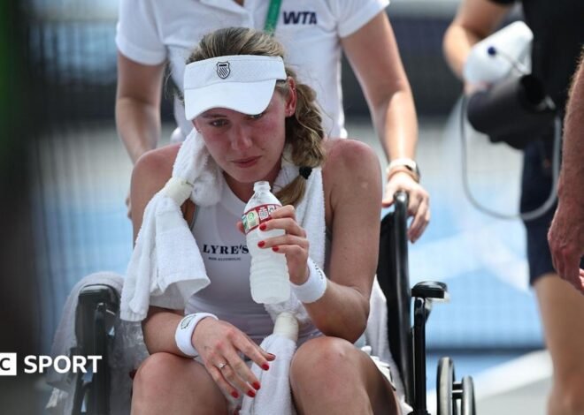 Ekaterina Alexandrova: Russian tennis player collapses on court amid 34C heat