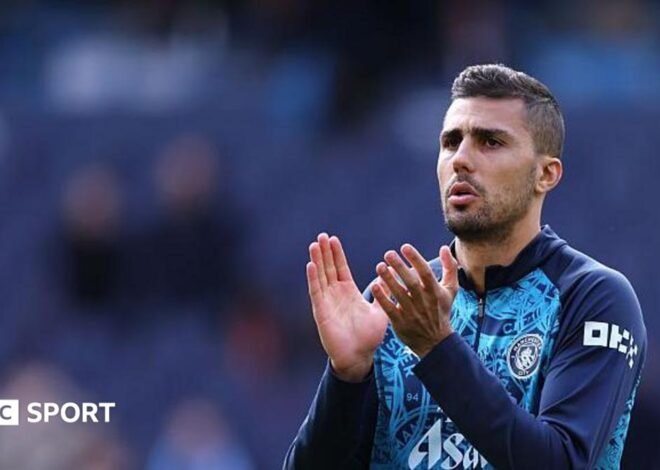Manchester City: Rodri out for ‘short period’ after back surgery