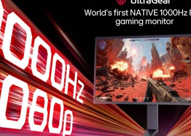 LG’s bonkers 1,000Hz gaming monitor is now available for $1,000
