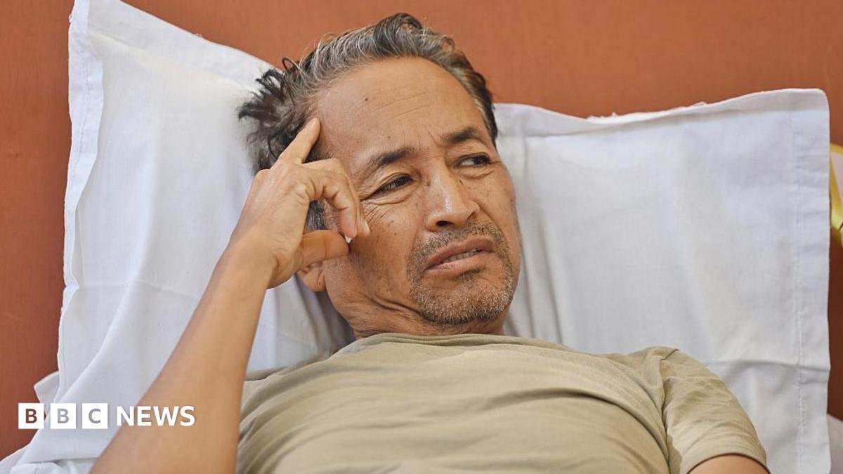 Sonam Wangchuk: Indian activist on hunger strike for 20 days forcibly taken to hospital