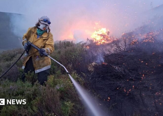 Fire crews ‘surround’ large-scale Cairngorms wildfire