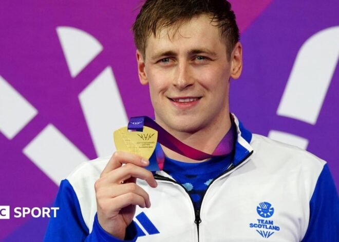 Commonwealth Games 2026: Stephen ‘Mariah Cleggy’ channels Messi to swim to gold for Scotland