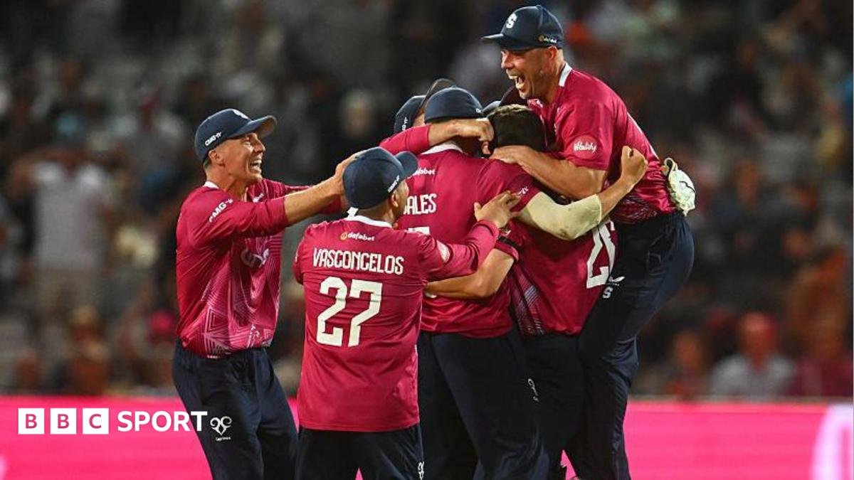 T20 Blast final: Northamptonshire Steelbacks beat Hampshire Hawks