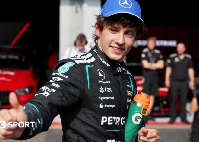 Belgian Grand Prix: Kimi Antonelli takes Spa pole from Max Verstappen