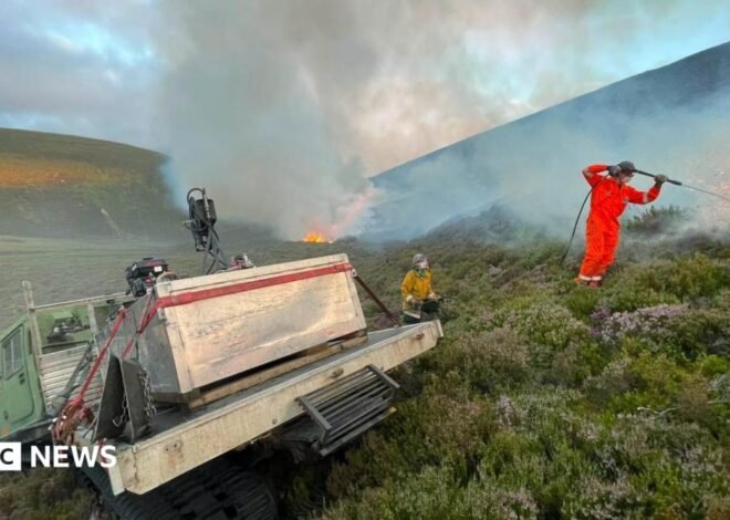 Rain brings hope of relief for fire crews fighting Cairngorms wildfire
