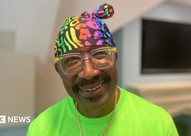 Mr Motivator delivers fitness class at Huddersfield care home