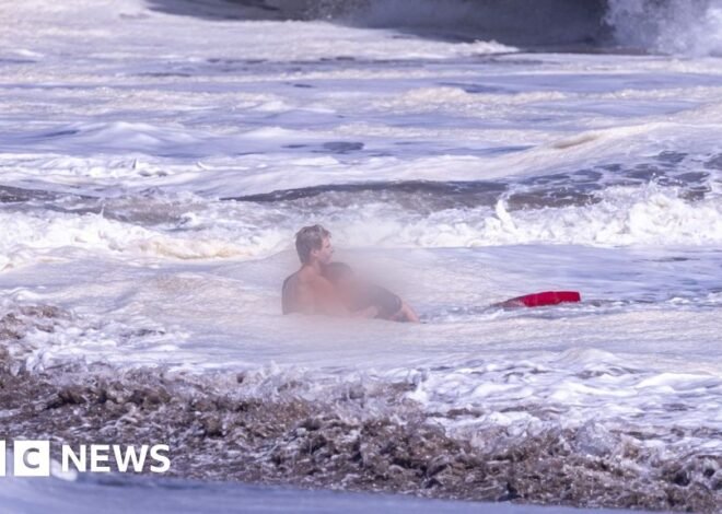 Bystander video shows teen lifeguard’s dramatic ocean rescue