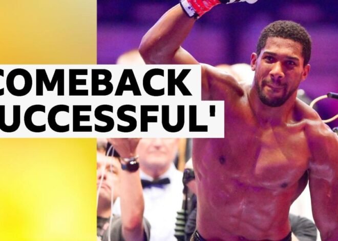 Boxing – Anthony Joshua beats Kristian Prenga with second round knock out
