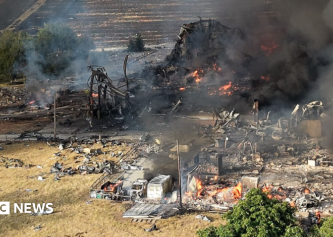Twenty firefighters taken to hospital after Rettendon explosion