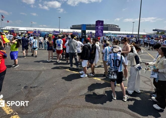 World Cup 2026: Donald Trump attendance means hours of queues for final in New Jersey