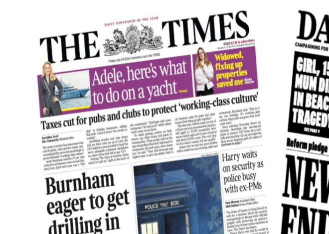 Newspaper headlines: ‘Burnham eager to get drilling’ and ‘Tardis fit for a King’