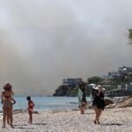 Crete fires: Thousands evacuated as Europe wildfires continue to rage